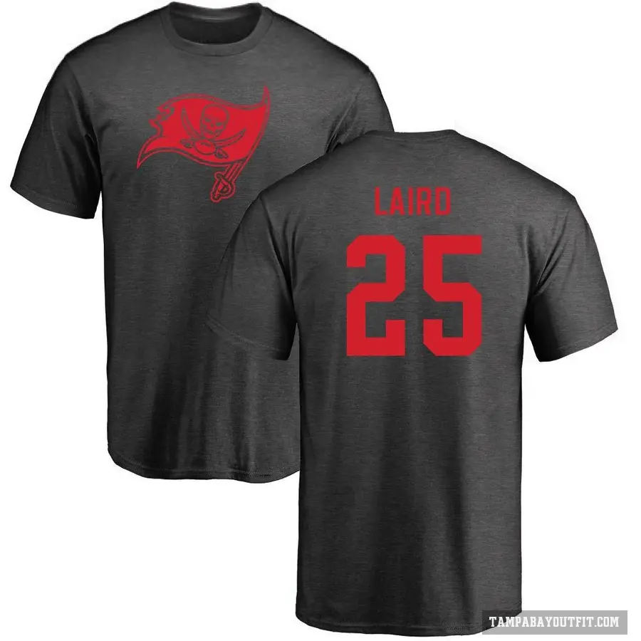 Men's ＃25 Patrick Laird Tampa Bay Buccaneers Ash One Color T-Shirt