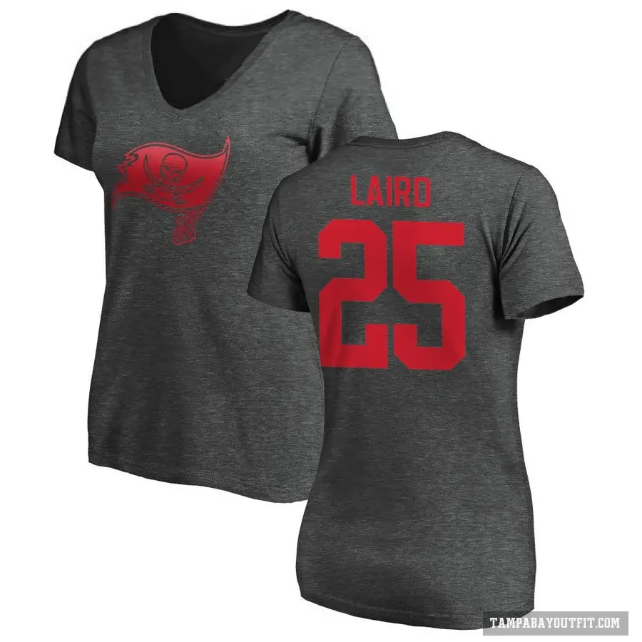 Women's ＃25 Patrick Laird Tampa Bay Buccaneers Ash One Color T-Shirt